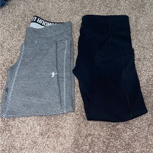 Under Armour cropped leggings BUNDLE